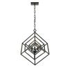 Z-Lite Euclid 3 - Light Chandelier in  Matte Black - 2 of 4