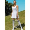 Attraco Women's Tennis Dress with Shorts Workout Golf Skirts with Pockets Athletic Dresses - 2 of 4