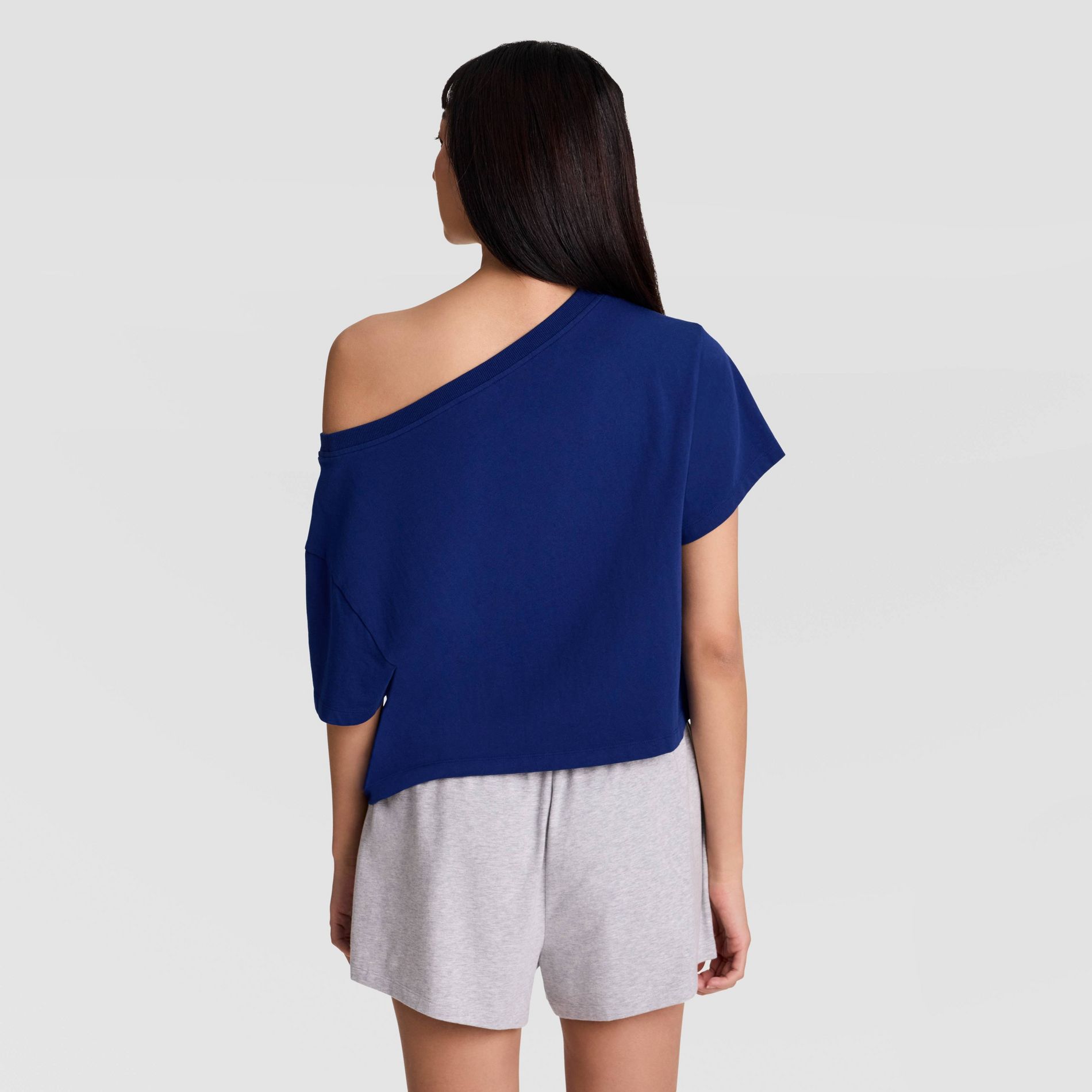 Champion Women's Short Sleeve Arena Off the Shoulder T-Shirt