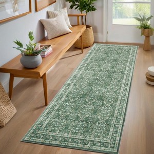 Coucheta Living Room Rug for High Traffic Areas - Machine Washable Pet Friendly Carpet, Non Slip Indoor Rug - 1 of 4