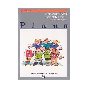 Alfred Alfred's Basic Piano Course Notespeller Book Complete 1 (1A/1B) - 1 of 1