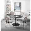 Dexmalle Set of 4 Rattan Dining Chair with Gray Chusion - 3 of 4