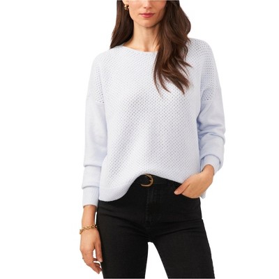 Vince Camuto Womens Ribbed Hem Knit Sweater