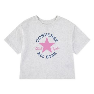 Converse® Girls' Short Sleeve Boxy Fit T-Shirt : Target