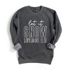 Simply Sage Market Let It Snow Somewhere Block Garment Dyed Sweatshirt - 2XL - Pepper - 2 of 4
