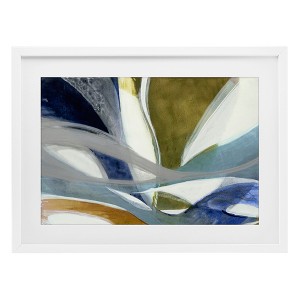 Stupell Industries Contemporary Waved Tendrils Framed Print Under Glass - 1 of 4