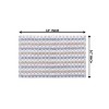 Home Weavers Orion Collection 100% Cotton Bathroom Rug, Non Slip Bath Mat Water Absorbent Soft Shaggy Mat Machine Washable - 3 of 4