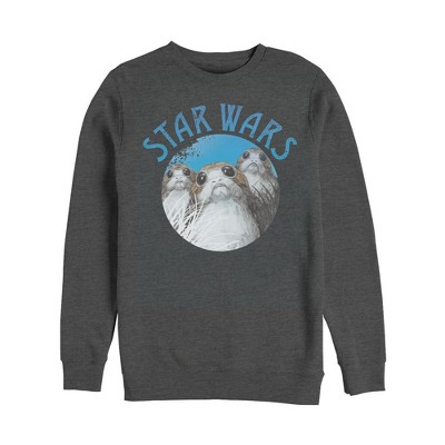 Men's Star Wars The Last Jedi Porg Circle Sweatshirt