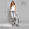 InUSA Carry On 20" World Print Lightweight Hardside Spinner Suitcase - Gray - 2 of 4