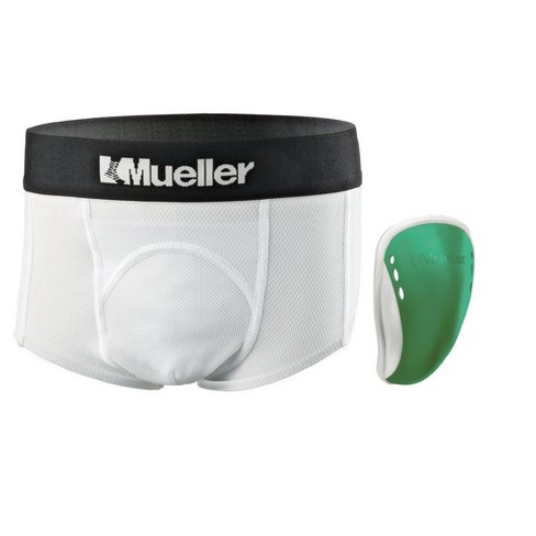 Mueller Peewee Athletic Support Short With Flex Shield Cup Target