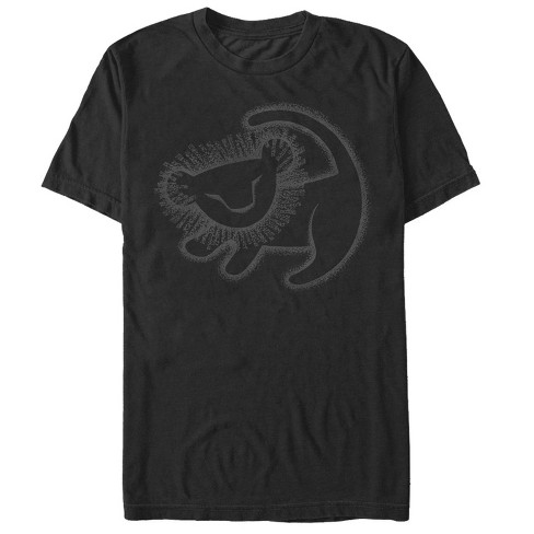 Men S Lion King Simba Cave Painting T Shirt Target