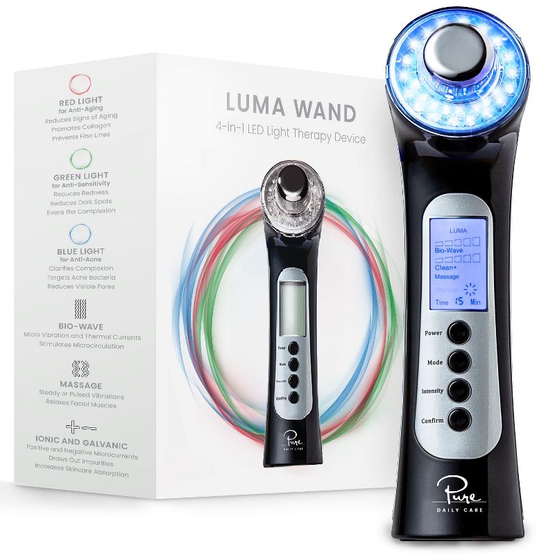 Luma Skin Therapy Wand - 4-in-1 Natural Facial Skincare Treatments, 1 of 4