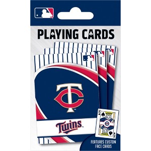 MasterPieces Officially Licensed MLB Minnesota Twins Playing Cards - 54 Card Deck for Adults - 1 of 4