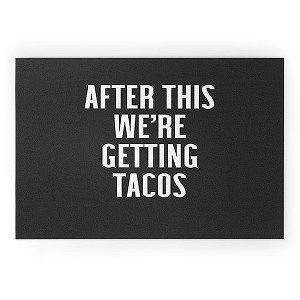 EnvyArt Getting Tacos Looped Vinyl Welcome Mat - Society6 - 1 of 4