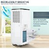 Garvee Portable Air Conditioner 10000 BTU with Remote Control 3-in-1 Cooling Dehumidifier and Fan for Rooms up to 450 Sq Ft,White - 4 of 4