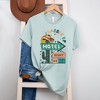 Simply Sage Market Women's Saddle Up Motel Distressed Short Sleeve Graphic Tee - 3 of 3