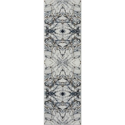 Luxe Weavers Marble Effect Abstract Rug