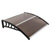 100X100 Window Awning Outdoor Polycarbonate Front Door Patio Cover Garden Canopy - 2 of 4