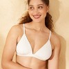 Women's Ribbed Triangle Bikini Top - Shade & Shore™ - 3 of 4