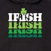 Men's - Instant Message - Irish Retro Repeat Graphic Fleece Pullover Hoodie - 2 of 4