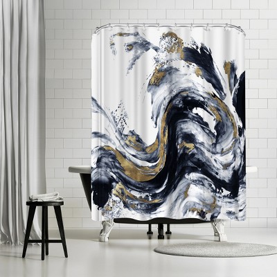 Americanflat Faded Memories I by Pi Creative Art 71" x 74" Shower Curtain