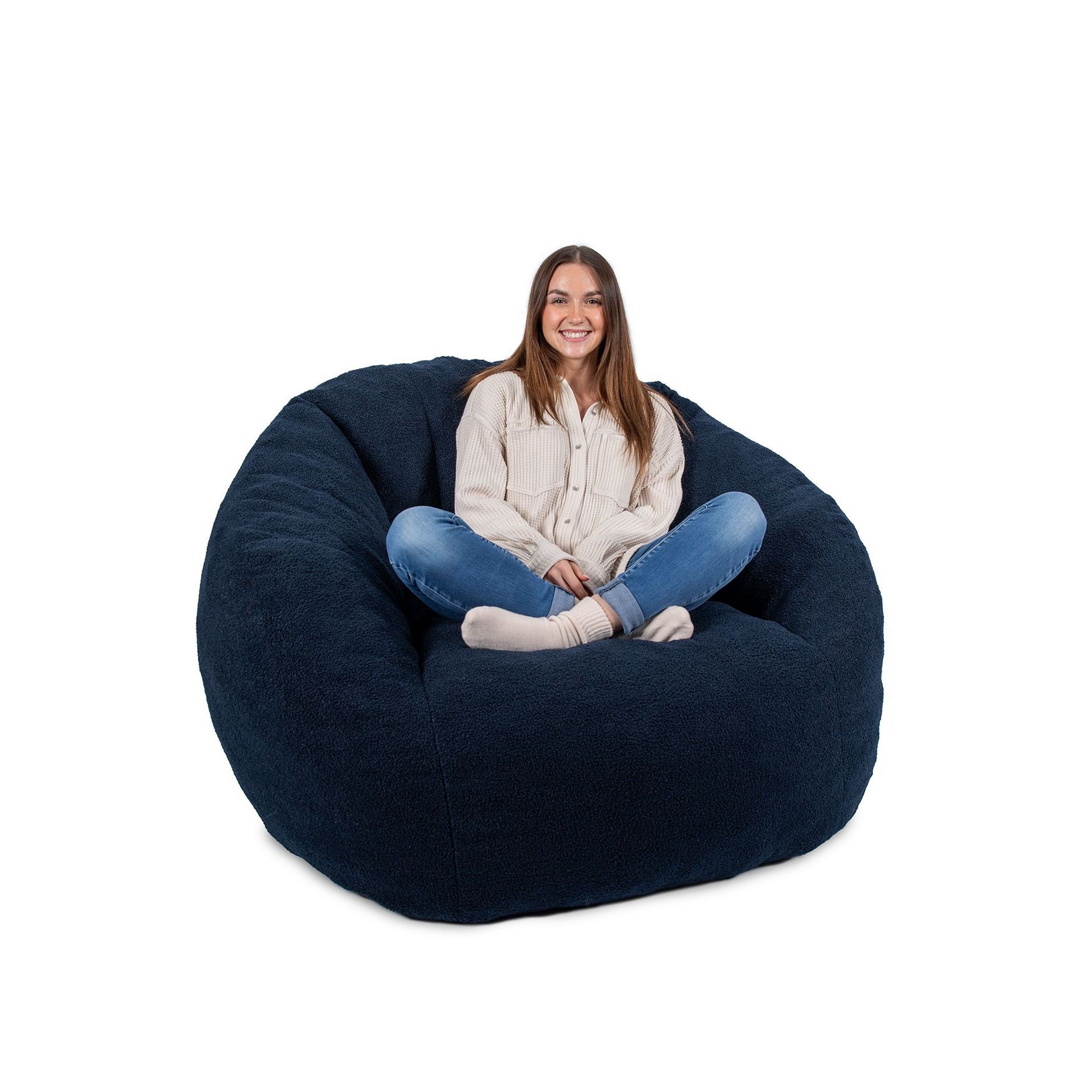 Big Joe Cloudberry Foam-Filled Structured Bean Bag Chair