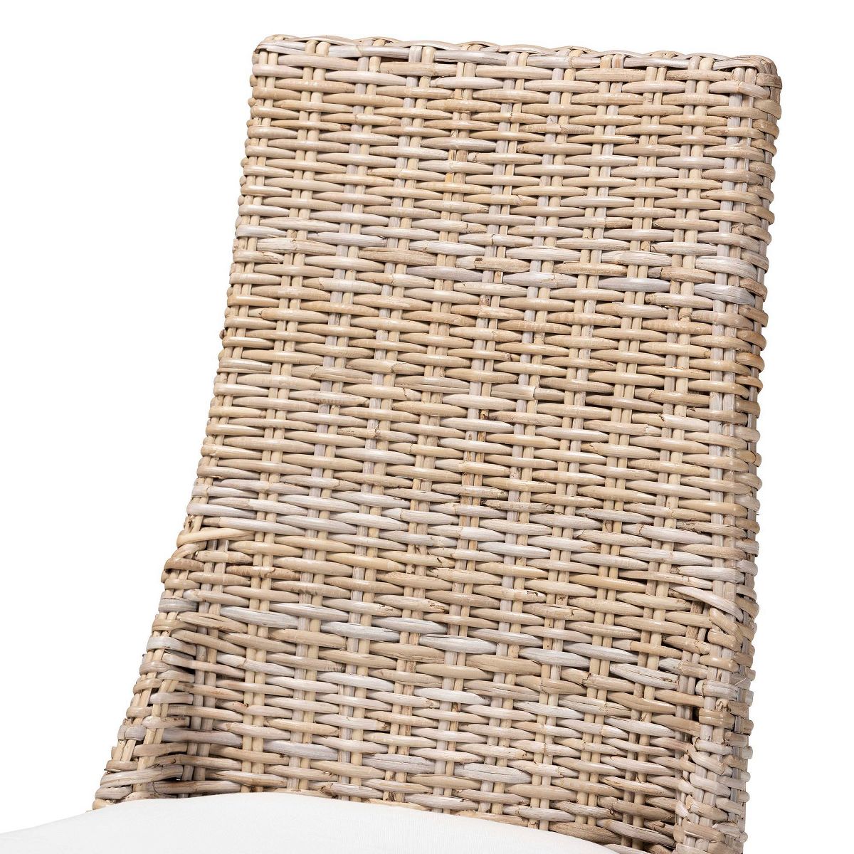 2pc Toby Rattan Dining Chair Set Brown - bali & pari: Comfort Cushion, Sturdy Backrest, Indonesian Craftsmanship - thumbnail 5
