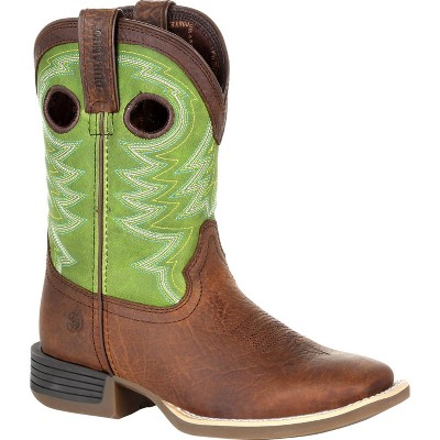 Kids Durango® Lil' Rebel Pro™ Big Kid's Lime Western Boot