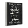 Stupell Industries Not All Witches Live In Salem Broom Framed Giclee Art - 2 of 4