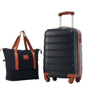 LOVMOR Hardshell Luggage Sets 20inches + Bag Spinner Suitcase with TSA Lock Lightweight - 1 of 4
