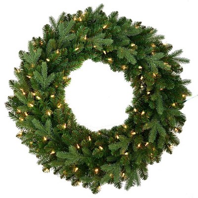 Kurt Adler 30-Inch Pre-Lit Garfield Wreath