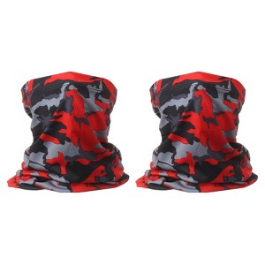 Unique Bargains Breathable Fishing Cycling Sunscreen Bandana Neck Gaiter Face Masks 2 Pcs - 1 of 4