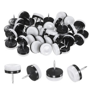 Unique Bargains Nail-on Furniture Sliders Chair Leg Protectors 40 Pcs - 1 of 4