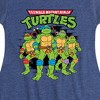 Girls' - Teenage Mutant Ninja Turtles - Group Logo Brick Wall Fit & Flair Cap Sleeve Dress - 2 of 3