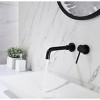 Gulches Wall Mounted Single Handle Bathroom Sink Faucet - 360° Rotatable Spout, Pop-Up Drain (No Overflow) - 3 of 4