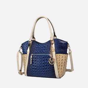 MKF Collection Janise Women's Croc Embossed Tote Bag by Mia K - 1 of 4