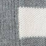 dark gray heather chest stripe