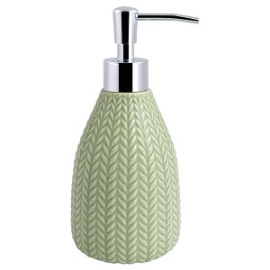 Dashi Lotion Pump - Allure Home Creations: Ceramic Bathroom Accessory, Hand Wash Compatible, Sage Green - 1 of 3