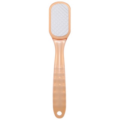 Unique Bargains Plastic Coarse and Fine Pedicure Dual Sided Foot File 1 Pc