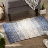 Design Imports Kristin Ombre Stripe Rug - French Blue - 2 X 3 Ft - 4 of 4