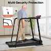 PAGED Treadmill with Incline, Portable Walking Pad Treadmill with LED Display and 12 Preset Programs, Exercise Equipment for Home, Max 330 LBS - 3 of 4