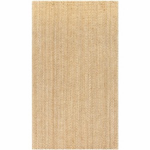 Hauteloom Adahy Hand Braided Beige Jute Rug - 1 of 4