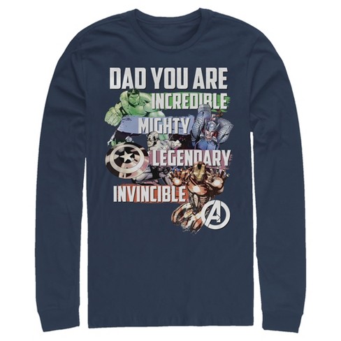 men's long sleeve marvel shirts