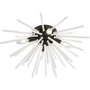 Livex Lighting Uptown 4 - Light Flush Mount in  Black - 2 of 4