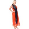 LA LEELA Women's Open Front Summer Swim Suit Vacation Beachwear Long Bathing Suit Duster Cardigan Swimwear Coverups Casual Beach - 4 of 4