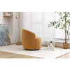 CAVINAS 360 Degree Swivel Chairs, Fabric Barrel Chair, Swivel Accent Chair, Single Sofa Chair, Round Armchair for Living Room, Bedroom - 3 of 4