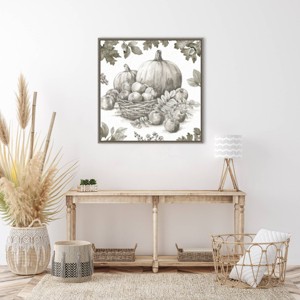 Amanti Art 30"x30" Bountiful Harvest IV by Leslie Trimbach Framed Canvas Wall Art Print - 1 of 4