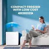 ZAFRO 1.1 Cu.ft Upright Freezer,Compact,Adjustable temp,reversible door,removable shelves,Quiet & efficient,Perfect for home/office/dorm - 3 of 4