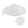 Unique Bargains Stainless Steel Round Cross Wire Barbecue Grill with Legs - 2 of 4