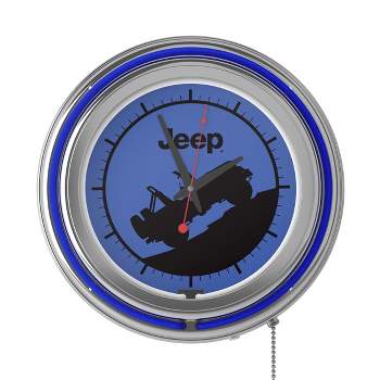 Jeep Neon Wall Clock